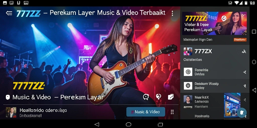 Antarmuka sesuai kebutuhan perekaman layar aplikasi 777ZX.