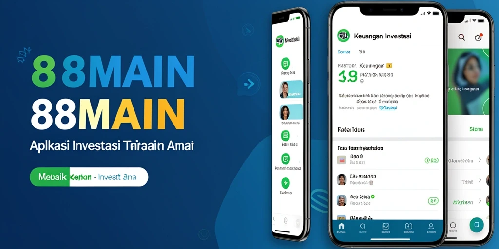 Tampilan antarmuka aplikasi 88MAIN yang user-friendly dan informatif.