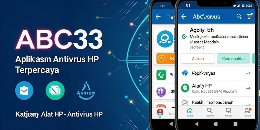 Antarmuka aplikasi ABC33 yang user-friendly dan fungsional.