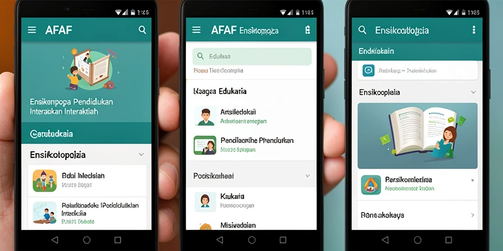 Antarmuka aplikasi AFAF yang informatif dan interaktif.