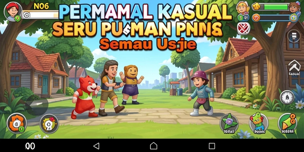 Tampilan antarmuka N06 yang menarik dan menyenangkan untuk dimainkan.